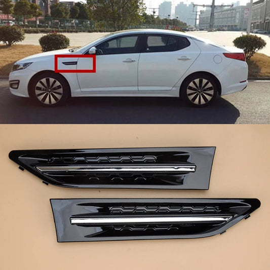 877722T000 877712T000 1 Pair Car Front Left Right Side Fender Grille Molding Vent Garnish Trim Fit for Kia Optima 2011 - 2014 2015 - Leroyaumeauto.com