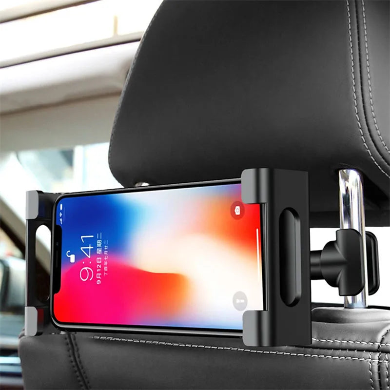 Telescopic Car Rear Pillow Phone Holder Tablet Car Stand Seat Rear Headrest Mounting Bracket for Phone Tablet 4-11 Inch