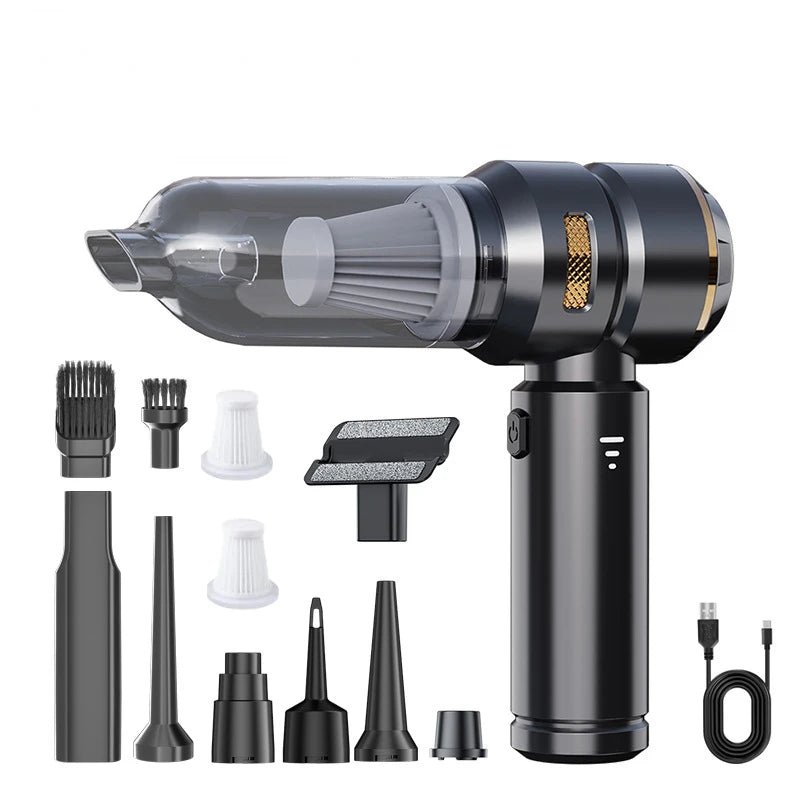 Car Vacuum Cleaner High Power Portable Handheld Wireless Brushless Motor Cleaning Machine Powerful Air Duster for Home Appliance - Leroyaumeauto.com