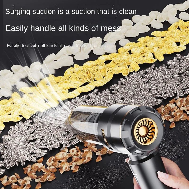 Car Vacuum Cleaner High Power Portable Handheld Wireless Brushless Motor Cleaning Machine Powerful Air Duster for Home Appliance - Leroyaumeauto.com